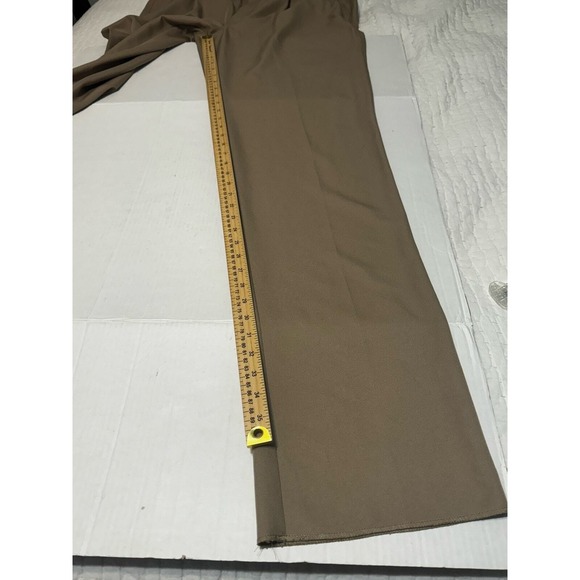 Nike Golf Mens Khaki Pleated Flat Front Performance‎ Golf Pants 36x32 - Picture 6 of 8